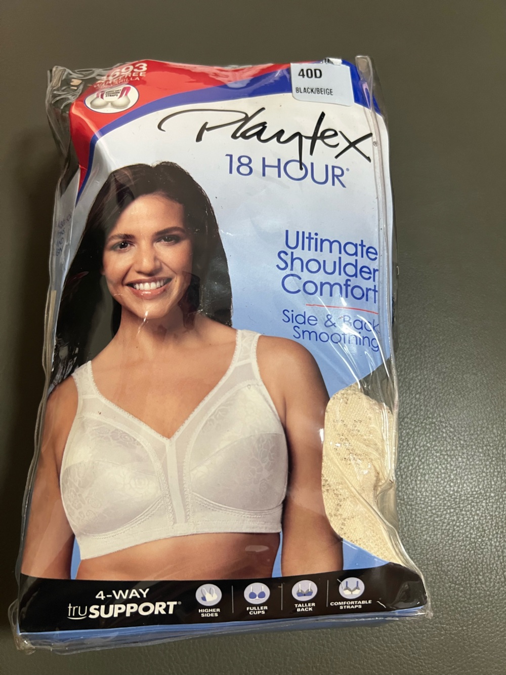 Nautica White Full-Coverage Support Bra